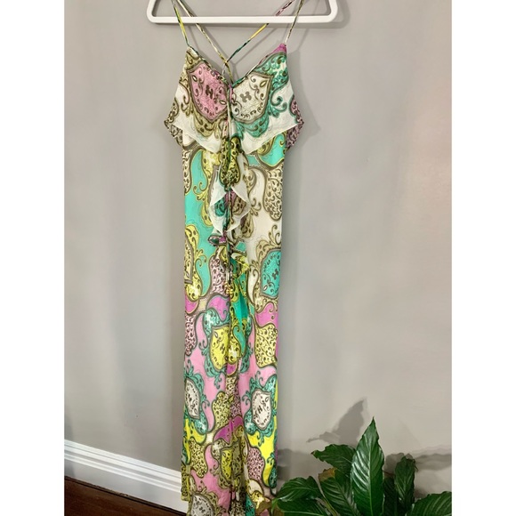 Anthropologie Yoana Baraschi Print Maxi Ruffle Dress - Picture 4 of 9